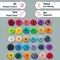 30-Pack Mini Acrylic Yarn Skeins – 20g / 0.7oz Each, 1300 Yards Total, Soft DK Weight Yarn for Crocheting, Knitting & DIY Crafts – Assorted Colors Starter Kit for Adults & Kids